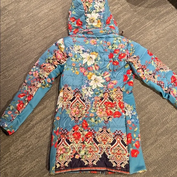 Johnny Was Santa Fe Down reversible Parka XS - Picture 9 of 16